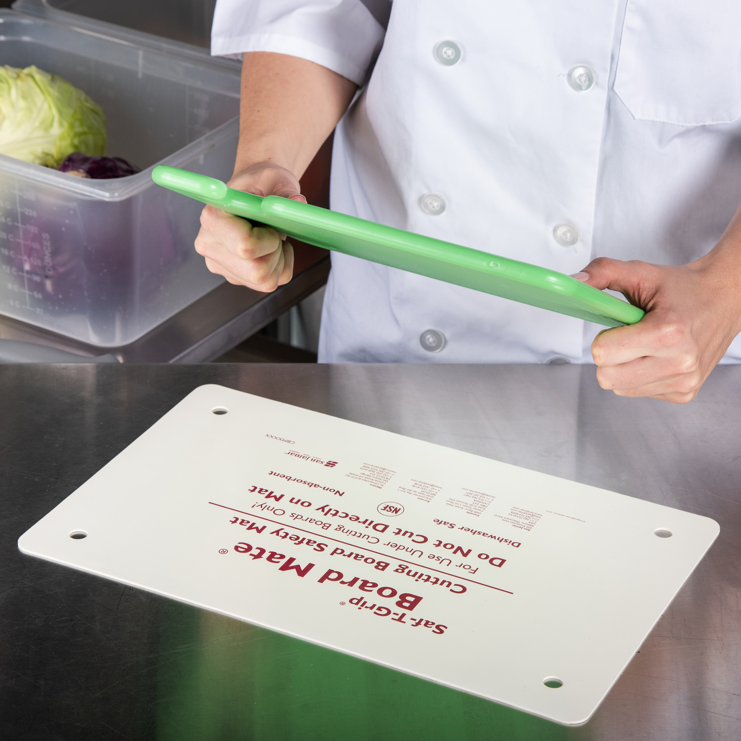 San Jamar | Tapis de sécurité pour planche à découper Board Mate de Saf-T-Grip, 10 x 16 po, VENTE FINALE