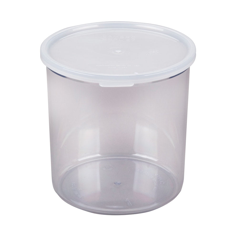 Cambro | Pot de rangement avec couvercle, 1,2 pinte, transparent