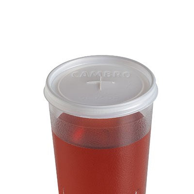 Cambro | CamLids Colorware Disposable Lids for 9.5 oz, Translucent (1000-pack) - ChefEquipment.com