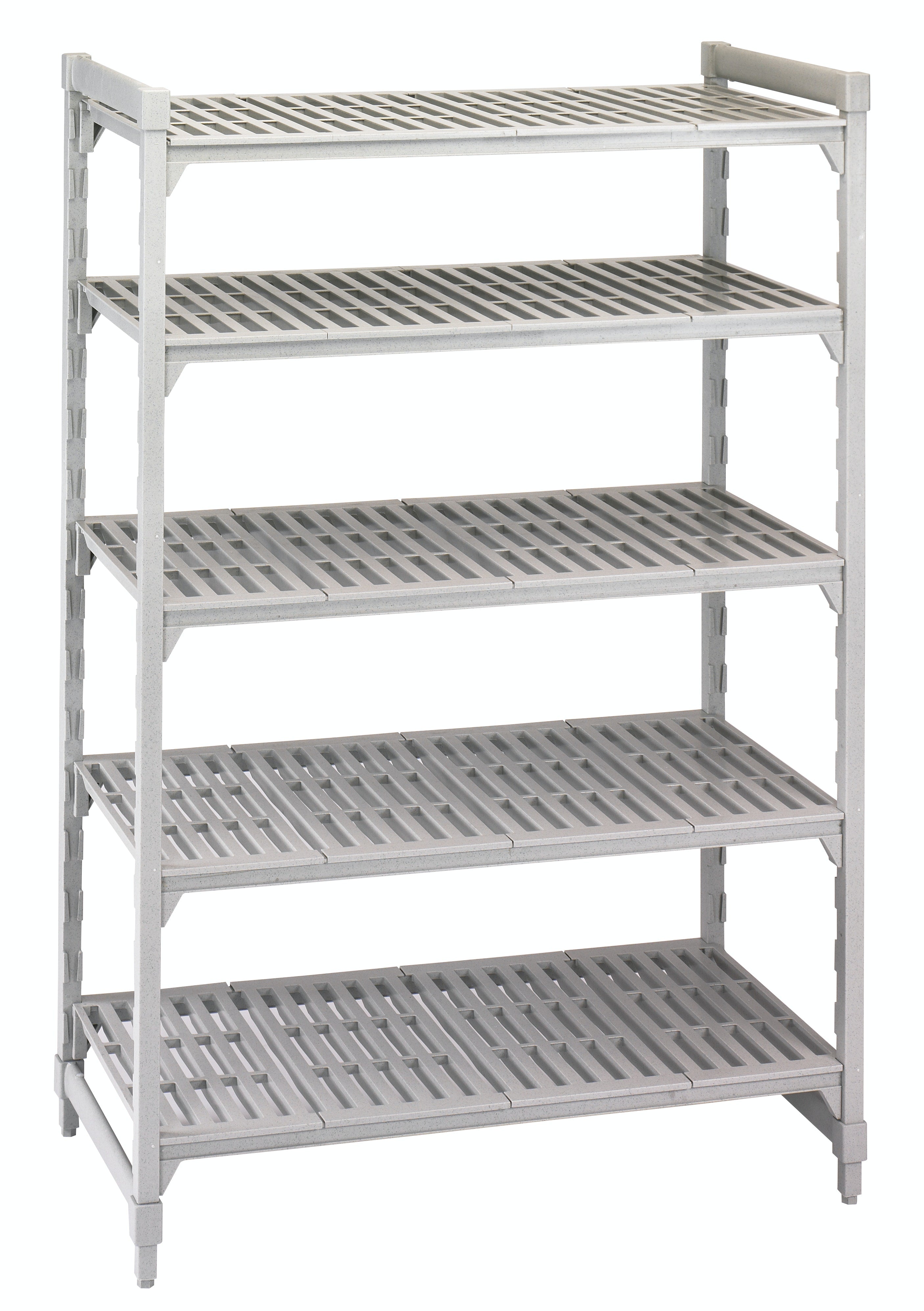 Cambro Premium Series Camshelving Starter Units, 5 Vented Shelves, 24 ...