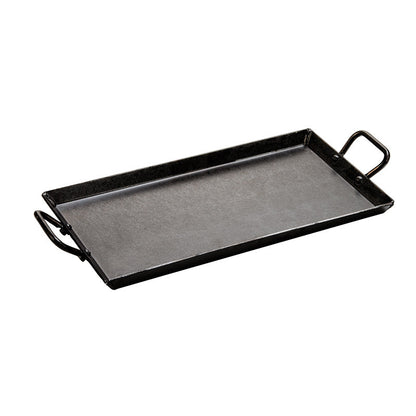 Lodge | Griddle Pan with Handles, 10" x 18", Carbon Steel