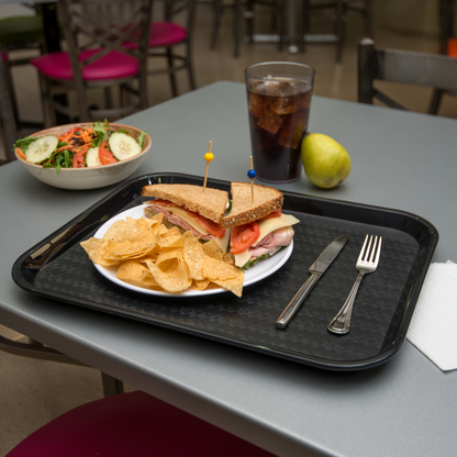 Carlisle | Cafe Fast Food Cafeteria Tray, 14" x 18", Black