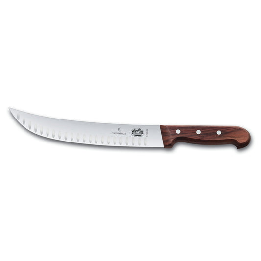 Victorinox Cimeter Knife, Granton Edge, 10", Wood Handle, FINAL SALE - 5.7320.25