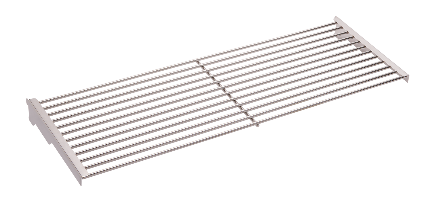 Crown Verity Bun Rack for Outdoor Grill with Roll Dome, 48", Stainless Steel - CV-ABR-48