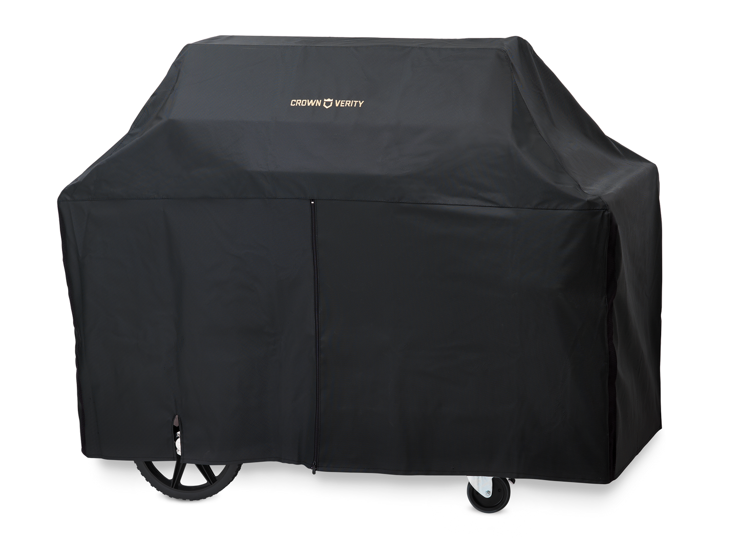 Crown Verity BBQ Cover for Outdoor Grill with Roll Dome, 30", Black Vinyl - CV-BC-30-V