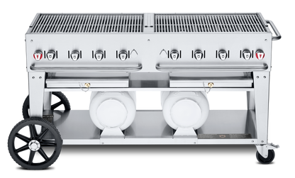 Crown Verity Club Series 60" Grill, Horizontal Tanks, Propane - CV-CCB-60