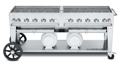 Crown Verity Club Series 72" Grill, Horizontal Tanks, Propane - CV-CCB-72