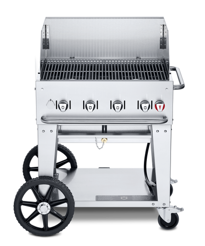 Crown Verity Mobile 30" Gas Grill with Windguard, Propane - CV-MCB-30WGP