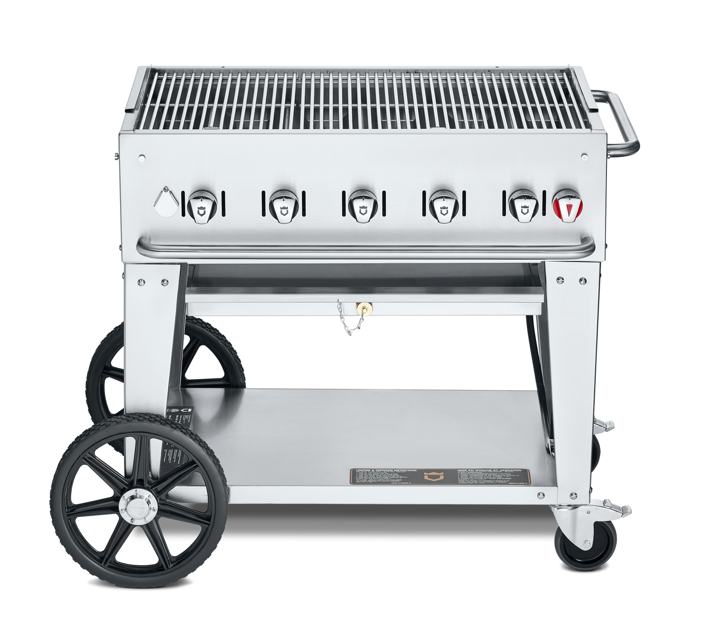 Crown Verity Mobile 36" Gas Grill, Propane - CV-MCB-36