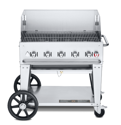 Crown Verity Mobile 36" Gas Grill with Windguard, Propane - CV-MCB-36WGP