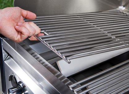 Crown Verity Pro Series Rental 60" Gas Grill with Crash Bars, 2 x 30" Windguards, Propane/50 & 100 lb Tanks - CV-RCB-60WGPSI50/100