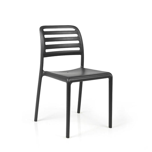 NARDI Costa Bistrot Side Chair, Anthracite (4-pack) - 40245.02.000