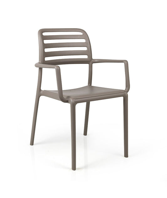 NARDI Costa Arm Chair, Tortora (4-pack) - 40244.10.000
