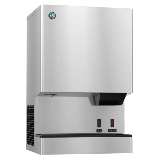 Hoshizaki DCM-300BAH-OS OptiServe Cubelet Icemaker and Water Dispenser, 321 lb/24 hr, 40 lb Storage Bin, 115 V - DCM-300BAH-OS