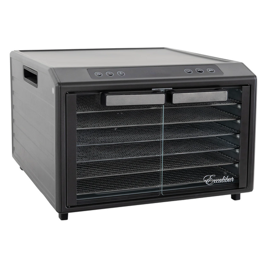 Excalibur | Select Series Digital Dehydrator, 6 Trays, Stainless Steel, 120V