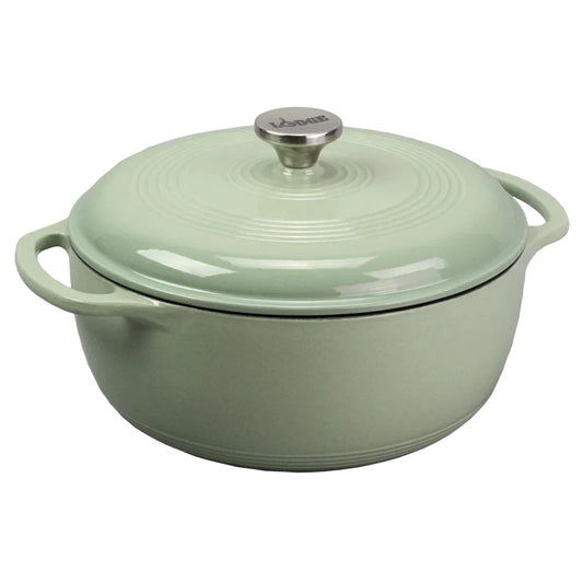 Lodge | Dutch Oven, 6 qt, Enamel Cast Iron, Desert Sage