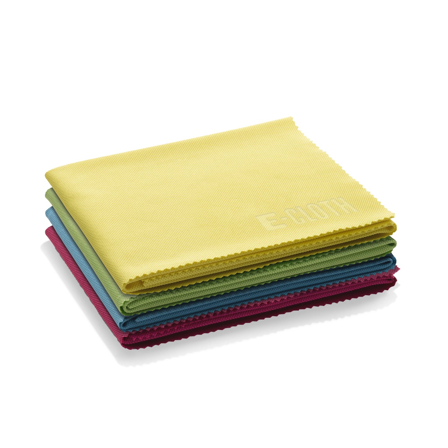 E-Cloth | Glass and Polishing Cloths, Microfiber, Assorted Colours (4-pack)