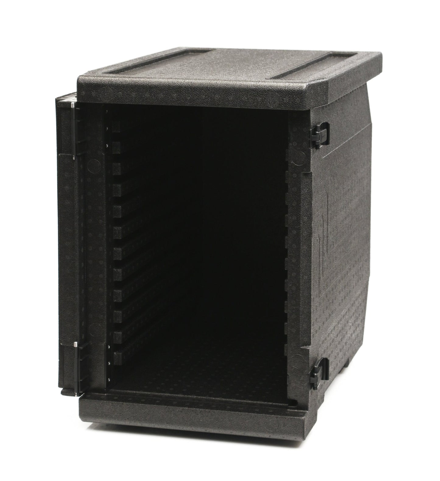 Cambro | Cam GoBox conteneur de transport isotherme à chargement frontal, capacité de 6 bacs gastronome, noir
