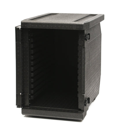 Cambro | Cam GoBox conteneur de transport isotherme à chargement frontal, capacité de 6 bacs gastronome, noir