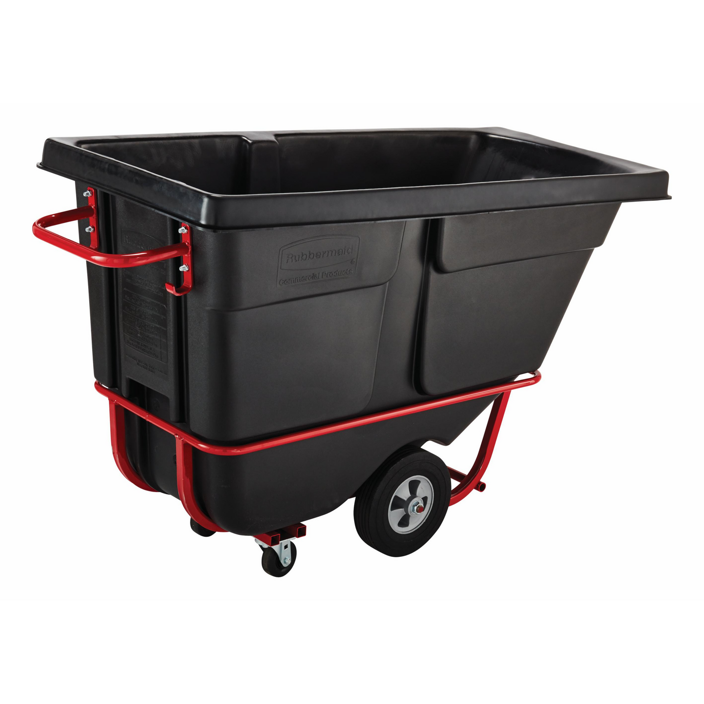 Rubbermaid | Standard Duty Tilt Truck, 850 lb Load Capacity, Rotomolded, Black