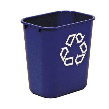 Rubbermaid | Wastebasket, Recycling, 13 qt, Blue