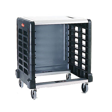 Rubbermaid | Max System Side Loader Cart, Black - ChefEquipment.com