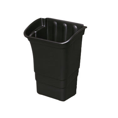 Rubbermaid | Refuse Bin for Cart, Black - ChefEquipment.com