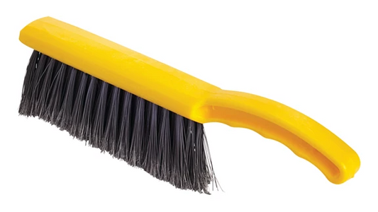 Rubbermaid Counter Brush, Yellow/Silver - FG634200SILV