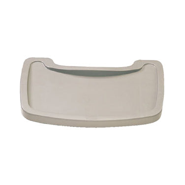 Rubbermaid | Sturdy Chair High Chair Tray, Silver - ChefEquipment.com