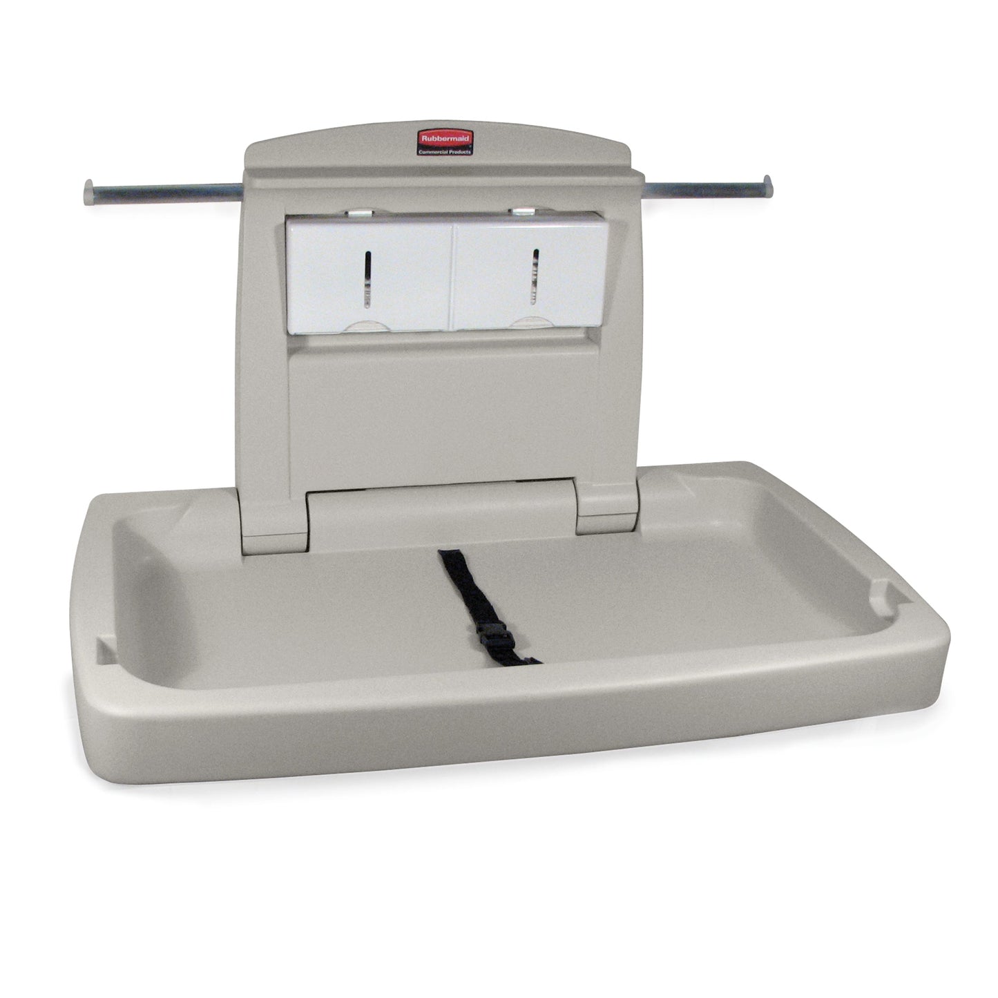 Rubbermaid | Baby Changing Station, Horizontal, Silver - ChefEquipment.com