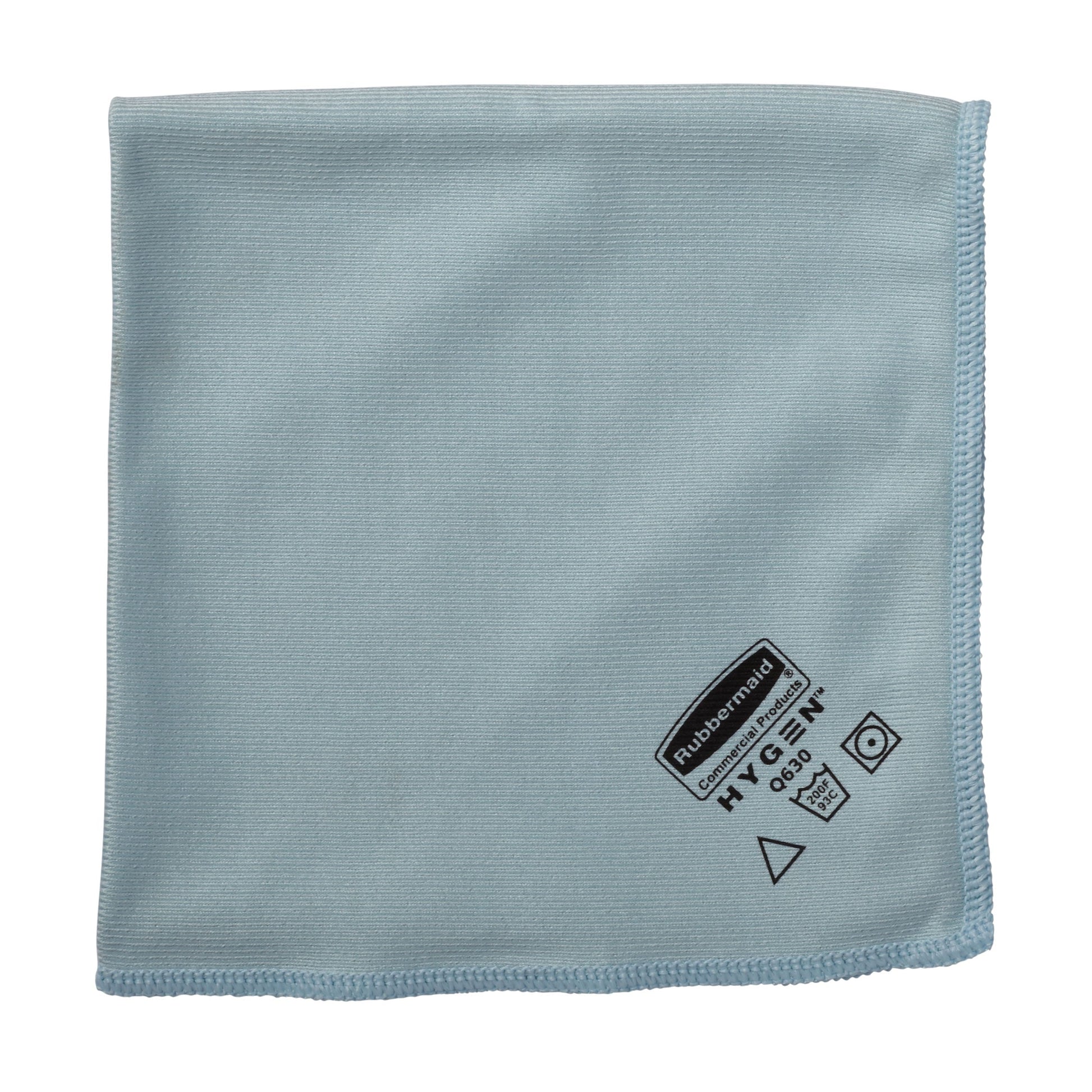 Rubbermaid | HYGEN Microfibre Glass Cloth, Blue - ChefEquipment.com