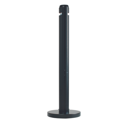 Rubbermaid | Smokers' Pole, Black