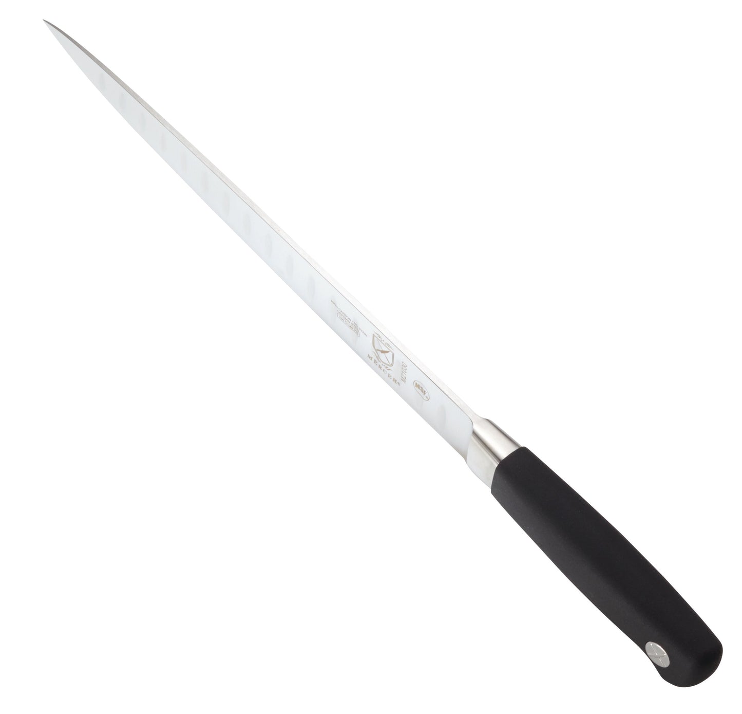 Mercer | Genesis Carving Knife, Granton Edge, 10", Black