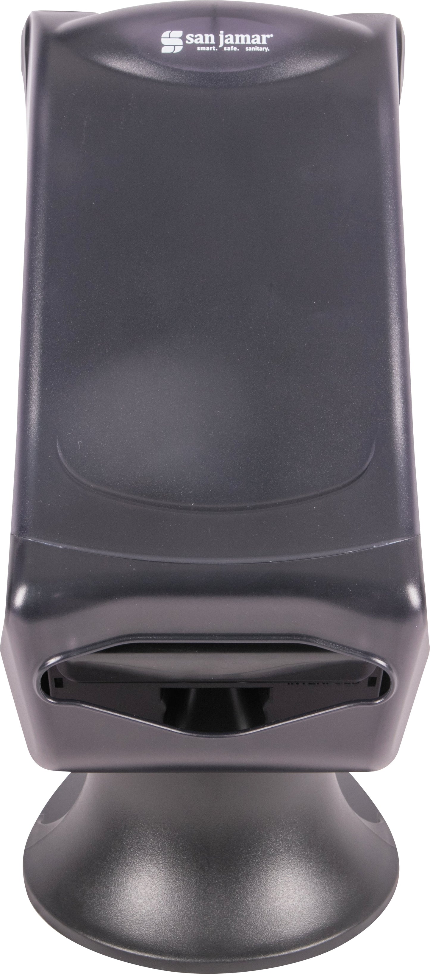 San Jamar | Venue Countertop Napkin Dispenser with Stand, Clear/Black