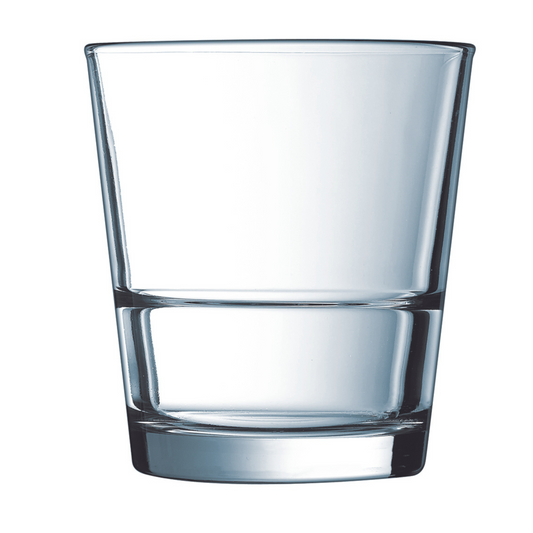 Arcoroc | Stack Up Double Old Fashioned Glass, 12 oz (12-pack)