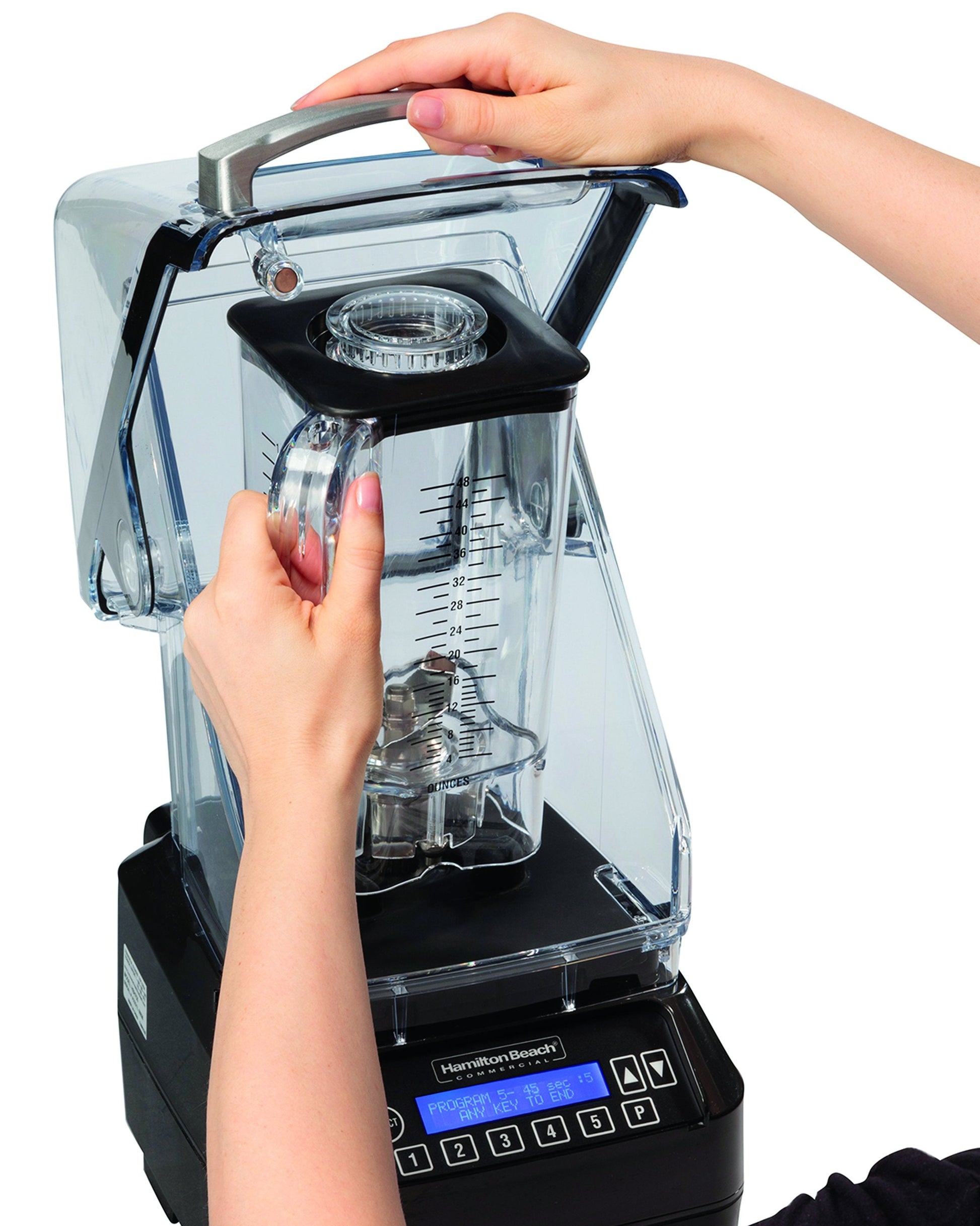 Hamilton Beach | Eclipse™ Quiet 48 oz Bar Blender - ChefEquipment.com