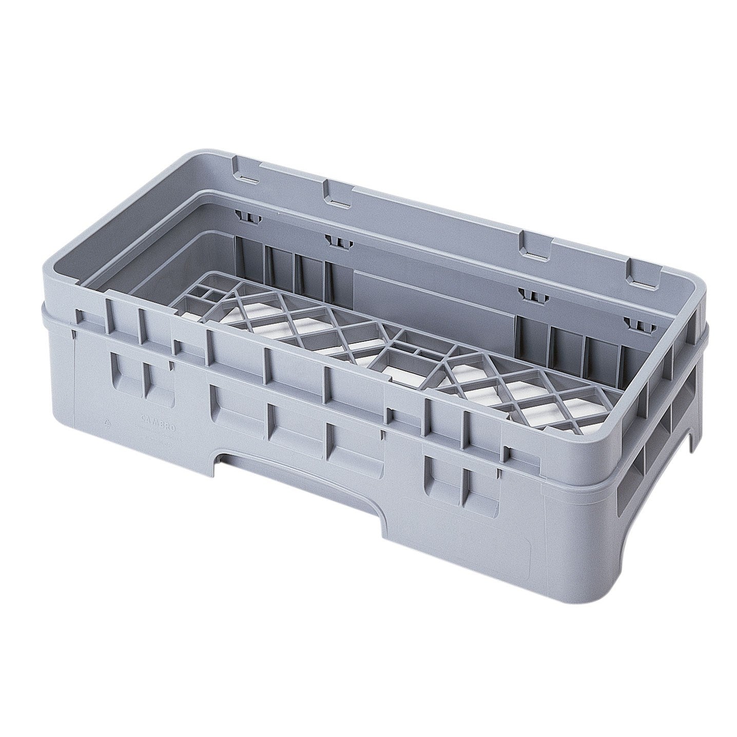 Cambro | Camrack Base Rack, Half Size, 1 Extender, 4 7/8" Height, Grey - ChefEquipment.com