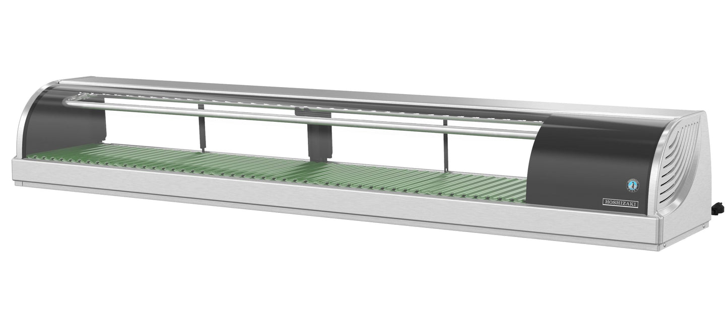 Hoshizaki HNC-180BA Countertop Sushi Display Case Refrigerator, 72", 115 V, Right Side - HNC-180BA-R-SLH