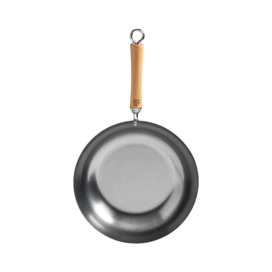 Joyce Chen | Classic Series Stir Fry Pan, 12", Carbon Steel/Birch Handle