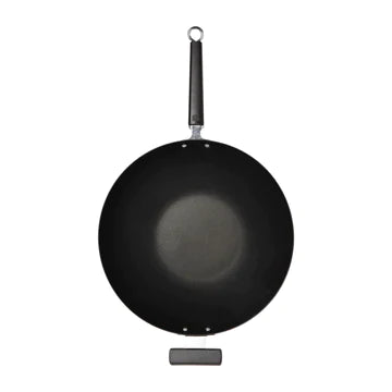 Joyce Chen | Professional Series Nonstick Flat Bottom Wok, 14", Carbon Steel/Resin Handles