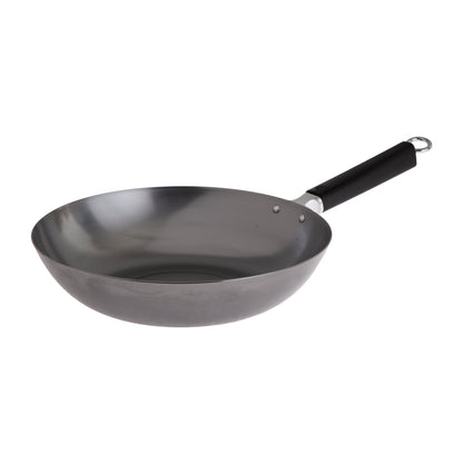 Joyce Chen | Professional Series Stir Fry Pan, 12", Carbon Steel/Resin Handle