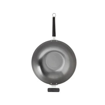 Joyce Chen | Professional Series Flat Bottom Wok, 14", Carbon Steel/Resin Handles