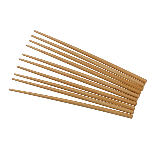 Joyce Chen | Reusable Chopsticks, 9", Burnished Bamboo (10-pack)