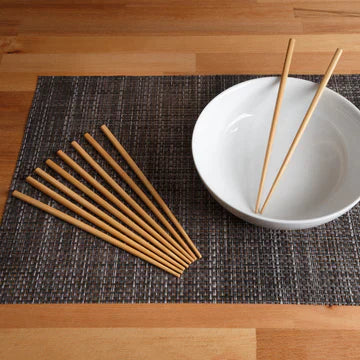 Joyce Chen | Reusable Chopsticks, 9", Burnished Bamboo (10-pack)