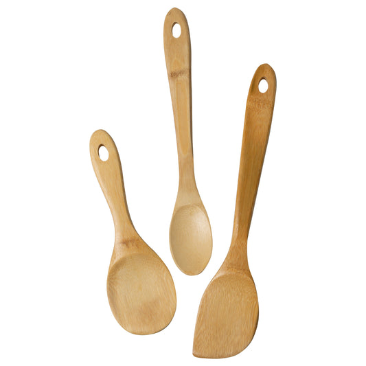 Joyce Chen | Stir Fry Utensil Set, 3 Pieces, Bamboo