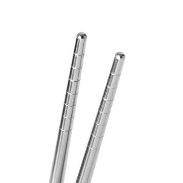 Joyce Chen | Reusable Chopsticks, 9", Stainless Steel (10-pack)