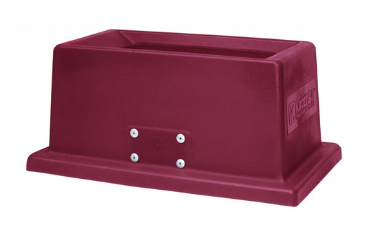 San Jamar | KatchAll Flatware Retriever, 9" x 20 3/8" x 11 3/8", Burgundy