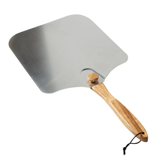 Old Stone Pizza Kitchen Pizza Peel, Foldable Handle, 14" x 16", Aluminum/Wood - KCH-08436