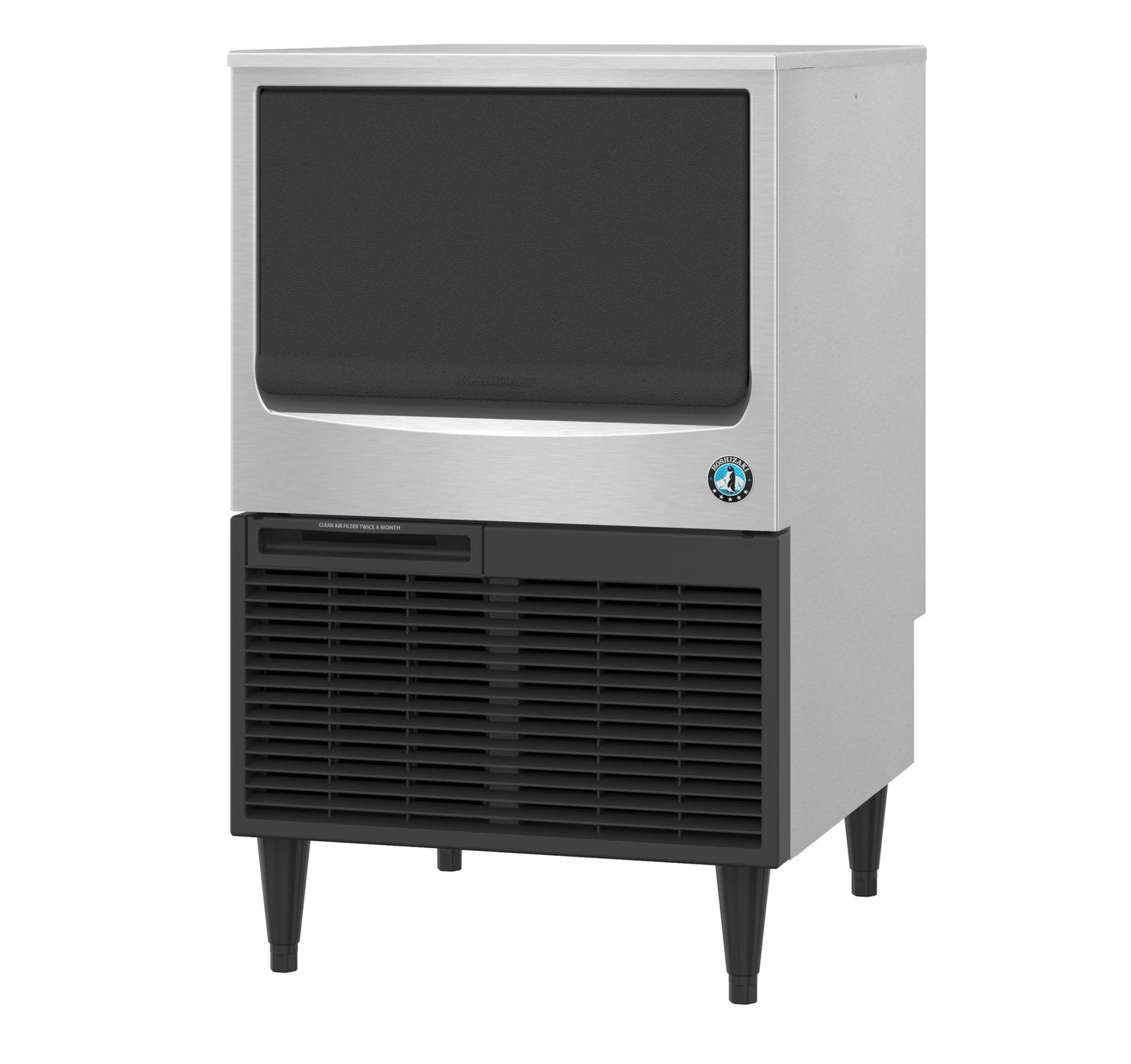 Hoshizaki | KM-161BAJ Air Cooled Undercounter Crescent Cuber Icemaker, 24" Wide, 163 lb/24 hr, 78 lb Storage Bin, 115V