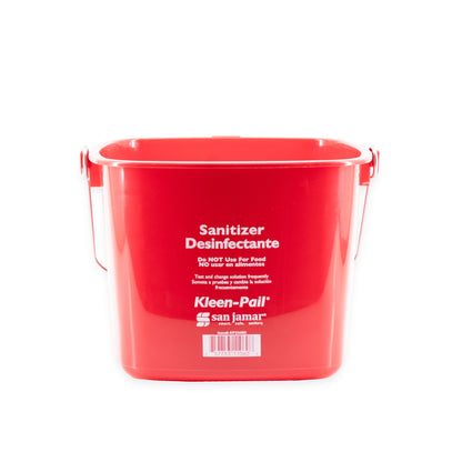 San Jamar | Kleen-Pail, 8 qt, Red